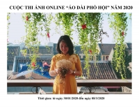 Cuộc thi ảnh online "Áo dài Phố Hội" năm 2020