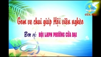 Hội LHPN phường Cửa Đại - Phóng sự "Mô hình gom ve chai làm việc thiện Chi hội phụ nữ khối Phước Hải" (MS10)