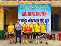 Phường Sơn Phong tổ chức thành công Giải bóng chuyền năm 2019
