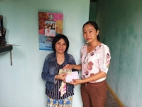 Phường Thanh Hà hỗ trợ hàng tháng cho phụ nữ đơn thân hộ cận nghèo